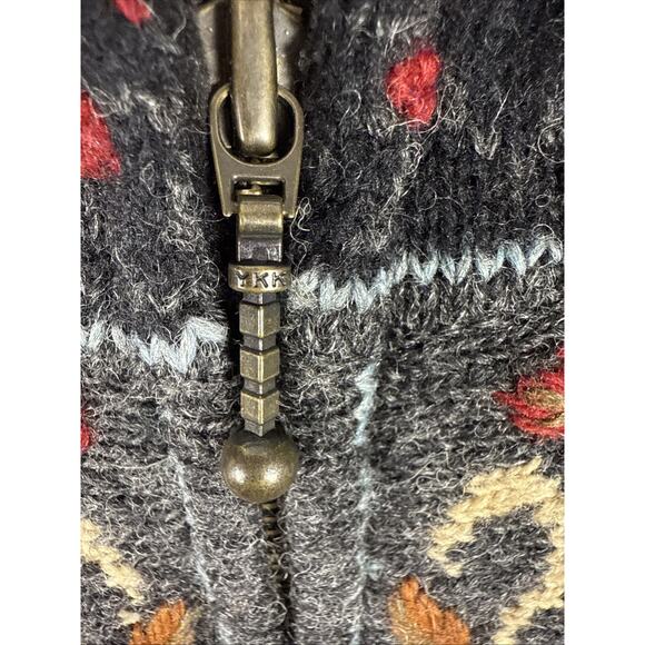 Mac Duff Sweater Woman's Medium Lined Full Zip Up Cardigan Shetland Wool Alpine - Picture 12 of 12